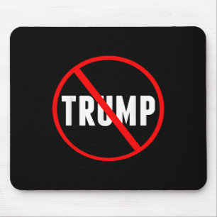 Alfombrilla De Ratón El círculo rojo anti Trump X político