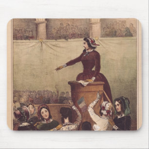 Alfombrilla De Ratón El club de las mujeres, c.1848
