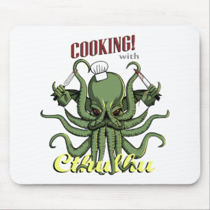 Alfombrilla De Ratón El cocinar con Cthulhu