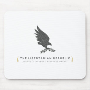 Alfombrilla De Ratón El cojín de ratón libertario de la república