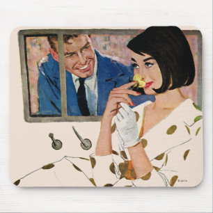 Alfombrilla De Ratón El color de rosa de oro