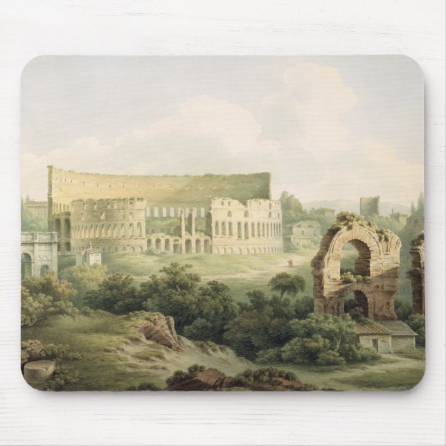 Alfombrilla De Ratón El Colosseum, Roma, 1802 (w/c sobre el grafito en (Frente)