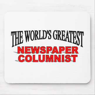 Alfombrilla De Ratón El columnista del periódico más grande del mundo