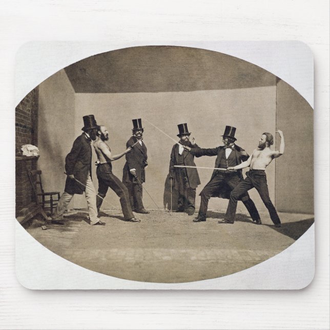 Alfombrilla De Ratón El combatir en duelo (foto) (Frente)