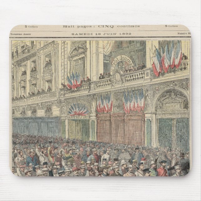 Alfombrilla De Ratón El comienzo del ciclismo en ruta (Frente)