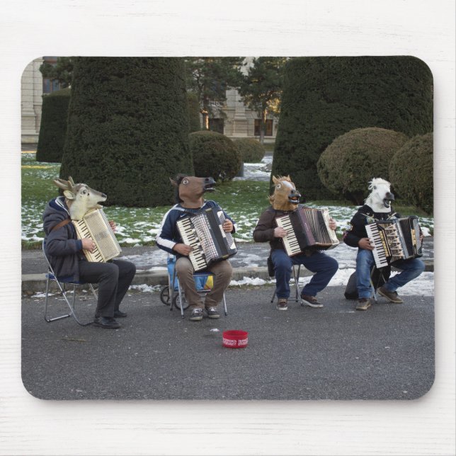 Alfombrilla De Ratón El concierto de los animales (Frente)