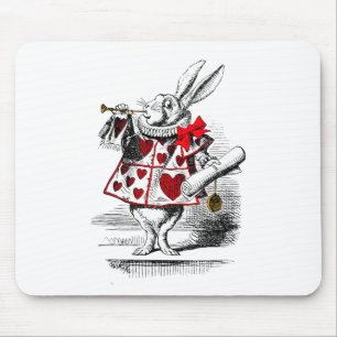 Alfombrilla De Ratón El conejo blanco