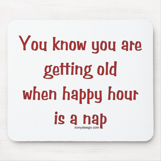 Alfombrilla De Ratón El conseguir viejo (Frente)