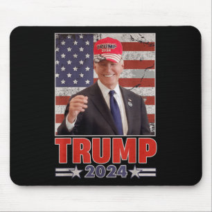Alfombrilla De Ratón El conservador anti Joe Biden gracioso Donald Trum