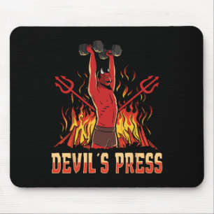 Alfombrilla De Ratón El cuerpo de prensa de Satan Devil