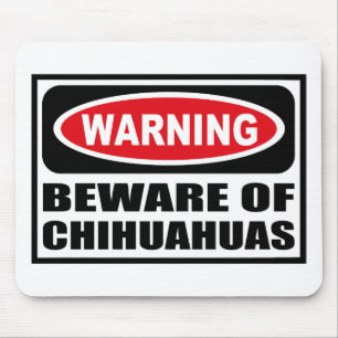 Alfombrilla De Ratón El cuidado SE GUARDA de las CHIHUAHUAS Mousepad