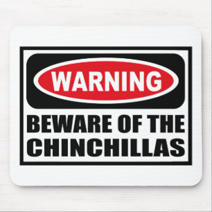 Alfombrilla De Ratón El cuidado SE GUARDA de las CHINCHILLAS Mousepad