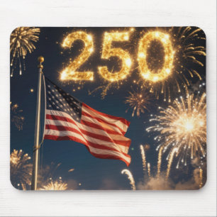 Alfombrilla De Ratón El cumpleaños número 250 de América