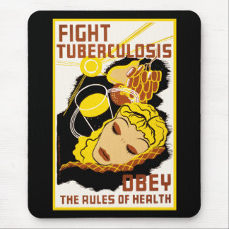 Alfombrilla De Ratón El ~ de la tuberculosis de la lucha obedece las