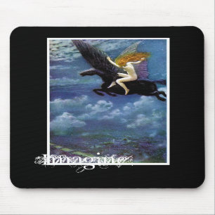Alfombrilla De Ratón El ~ de RedFairy Pegaso se imagina el mousepad