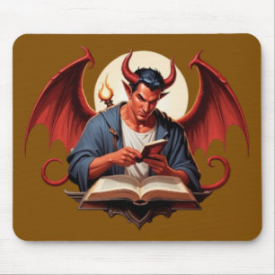 Alfombrilla De Ratón El demonio académico - La almohadilla de ratón de 