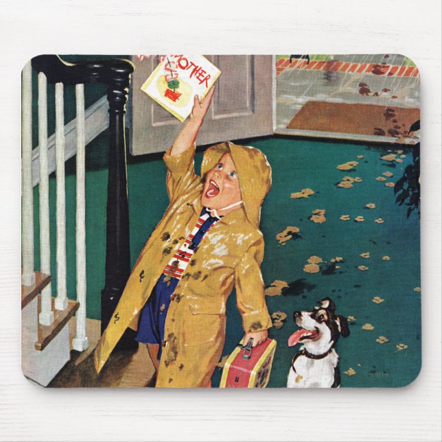 Alfombrilla De Ratón El día de madre feliz (Frente)