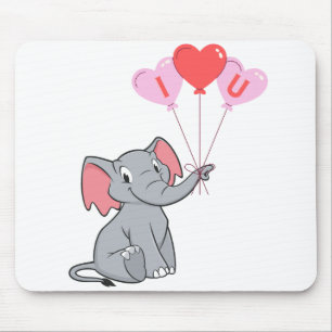 Alfombrilla De Ratón el día de San Valentín lindo te quiero corazón