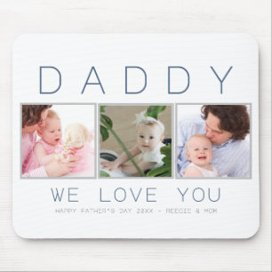 Alfombrilla De Ratón El día del padre papá Personalizado 3 foto