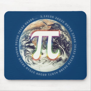 Alfombrilla De Ratón El día del pi en la tierra el celebra