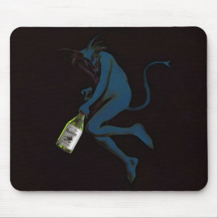 Alfombrilla De Ratón El diablo de la bebida - Mousepad