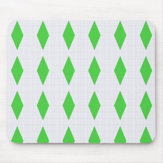 Alfombrilla De Ratón El diamante verde Mousepad (Frente)