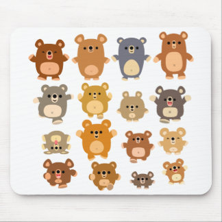 Alfombrilla De Ratón El dibujo animado lindo lleva el mousepad