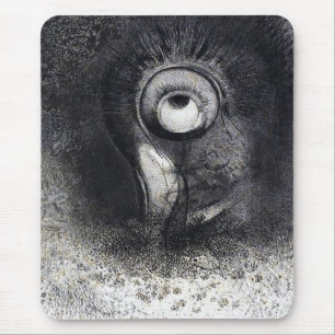 Alfombrilla De Ratón El dibujo Los Orígenes de Odilon Redon