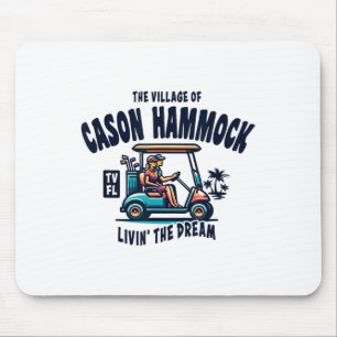 Alfombrilla De Ratón El diseño de carritos de golf de la aldea de Cason