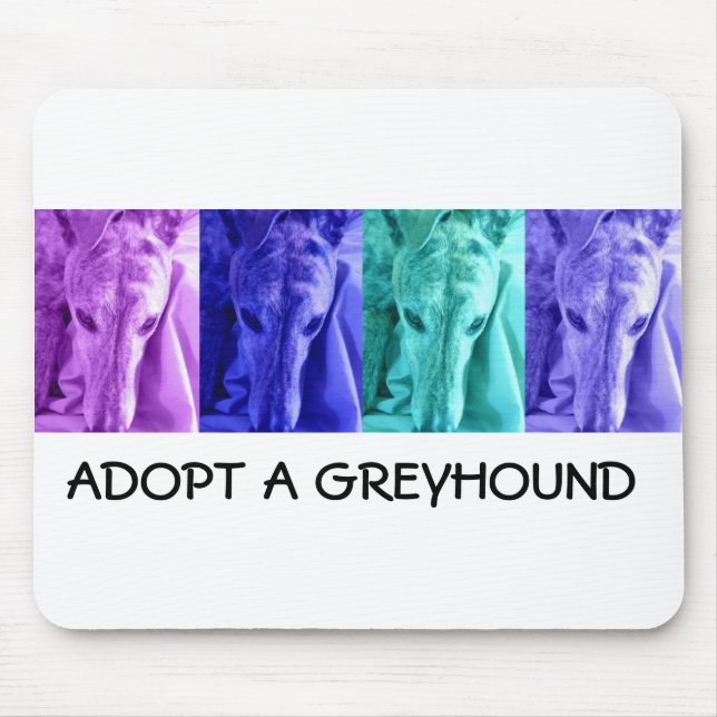 Alfombrilla De Ratón El diseño Mx4 ADOPTA un mousepad del GALGO (Frente)