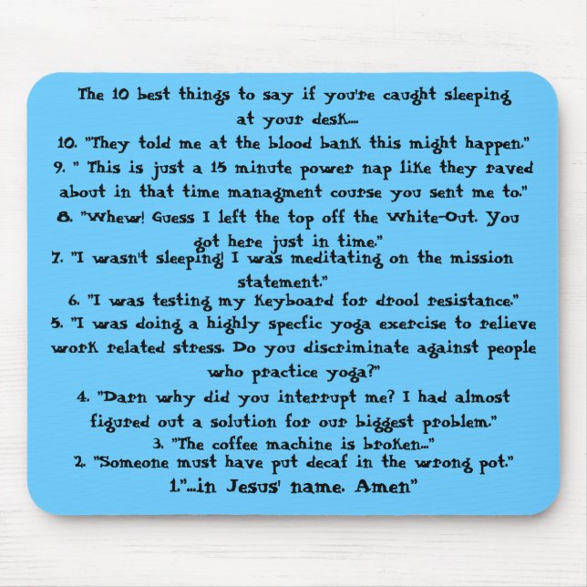 Alfombrilla De Ratón El dormir cogido Mousepad (Frente)