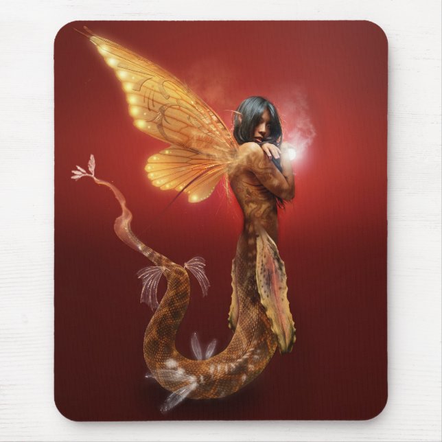 Alfombrilla De Ratón El dragón de hadas Mousepad (Frente)