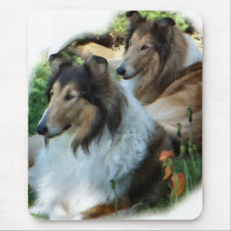 Alfombrilla De Ratón El duro regalo de arte de Collie