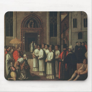 Alfombrilla De Ratón El dux Ziani encuentra a papa Alejandro III