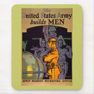 Alfombrilla De Ratón El ejército construye hombres