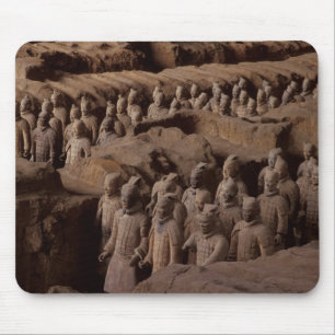 Alfombrilla De Ratón El ejército de guerreros de terracota en el Empera