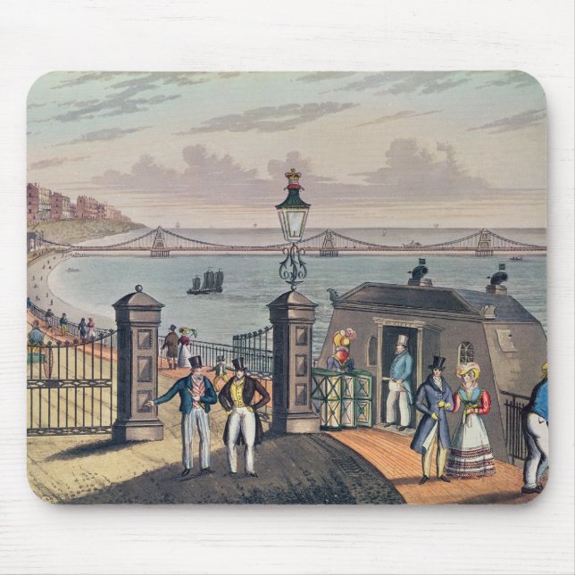 Alfombrilla De Ratón El embarcadero de cadena en el frente en Brighton (Frente)