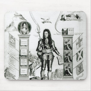 Alfombrilla De Ratón El emblema de Inglaterra, octubre de 1690