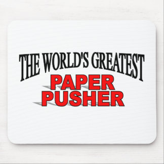 Alfombrilla De Ratón El empujador de papel más grande del mundo