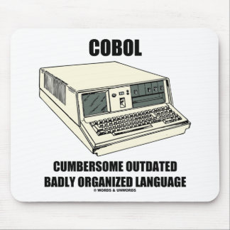 Alfombrilla De Ratón El engorroso lenguaje anticuado de COBOL, mal orga