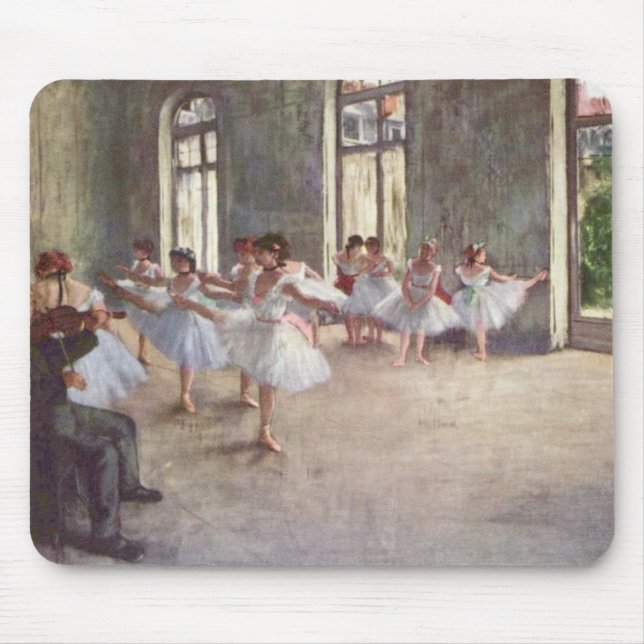 Alfombrilla De Ratón El ensayo del ballet cerca desgasifica (Frente)