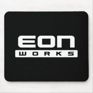 Alfombrilla De Ratón El eón trabaja el mousepad negro