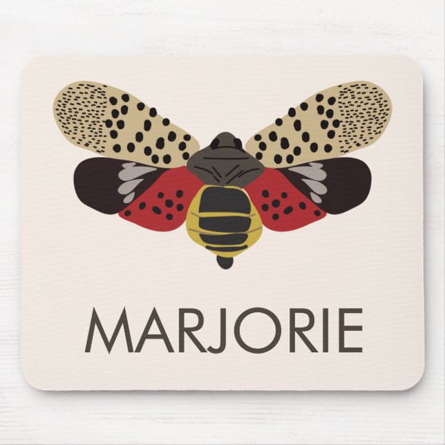 Alfombrilla De Ratón El error de la lanternfly visto personalizado (Frente)