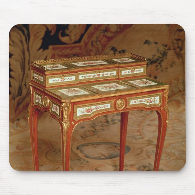 Alfombrilla De Ratón El escritorio de la mujer con los paneles de la (Frente)