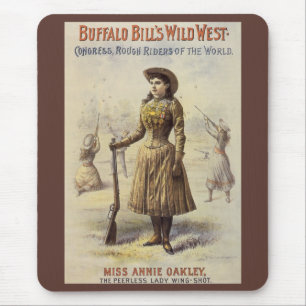 Alfombrilla De Ratón El espectáculo del Salvaje Oeste de Buffalo Bill c