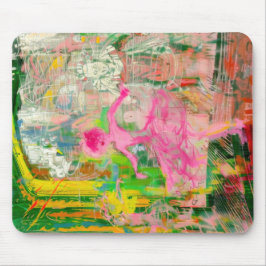 Alfombrilla De Ratón El estalker - Neon Ballet Chaos