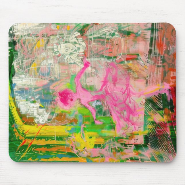 Alfombrilla De Ratón El estalker - Neon Ballet Chaos (Frente)