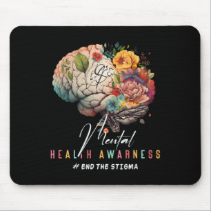 Alfombrilla De Ratón El estigma, los problemas de salud mental y la con