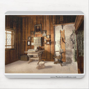 Alfombrilla De Ratón El estudio de Luther, Wartburg, Thuringia, magni