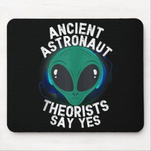 Alfombrilla De Ratón El expatriado jefe de los teóricos astronautas dic